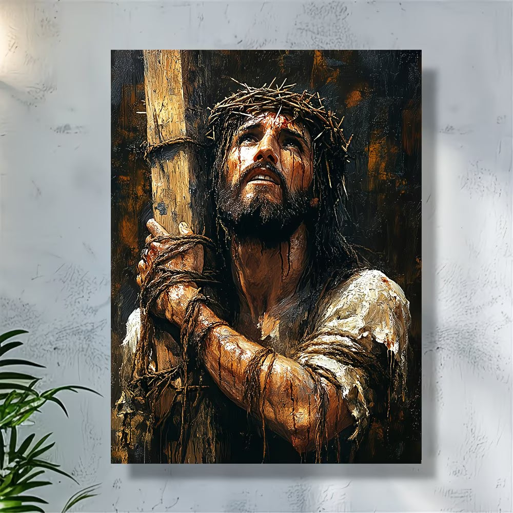 2D Flat Canvas Poster Wall Art - Passion of the Christ (unframed)