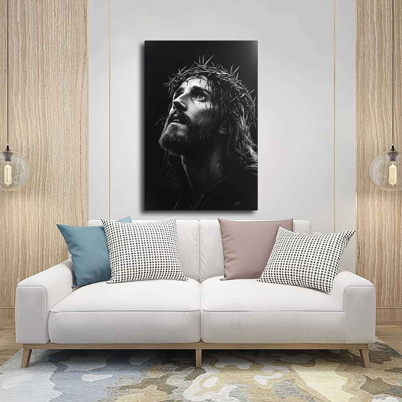 2D Flat Canvas Poster Wall Art - Crown of Thorns Classic (unframed)