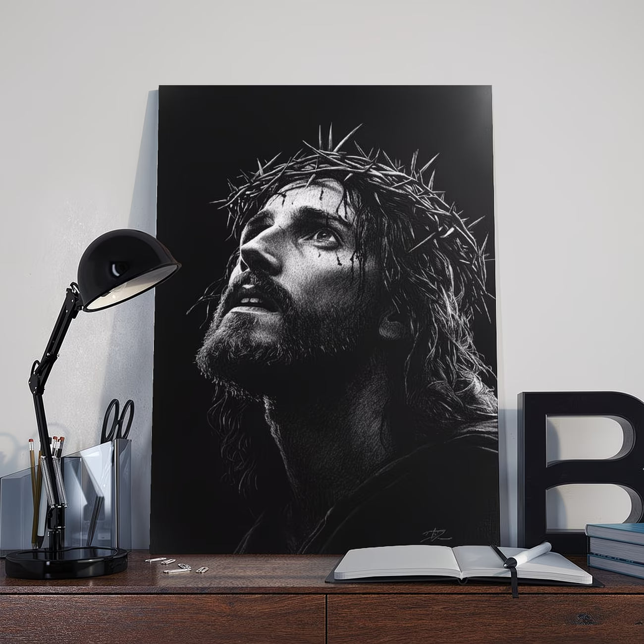 2D Flat Canvas Poster Wall Art - Crown of Thorns Classic (unframed)