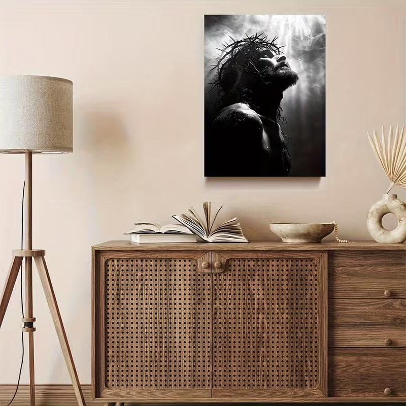 2D Flat Canvas Poster Wall Art -  Crown of Thorns Mystical (unframed)