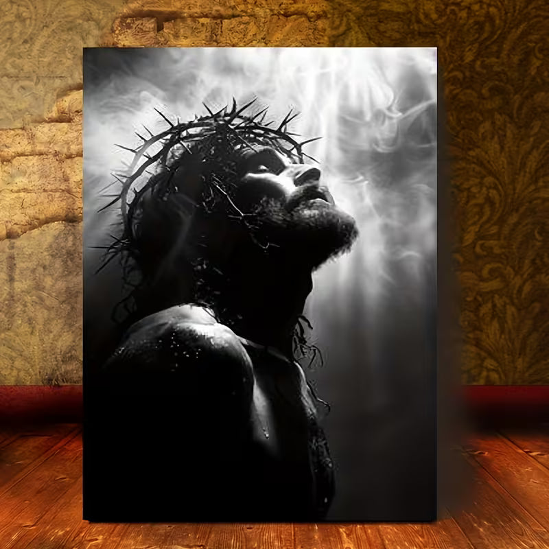2D Flat Canvas Poster Wall Art -  Crown of Thorns Mystical (unframed)