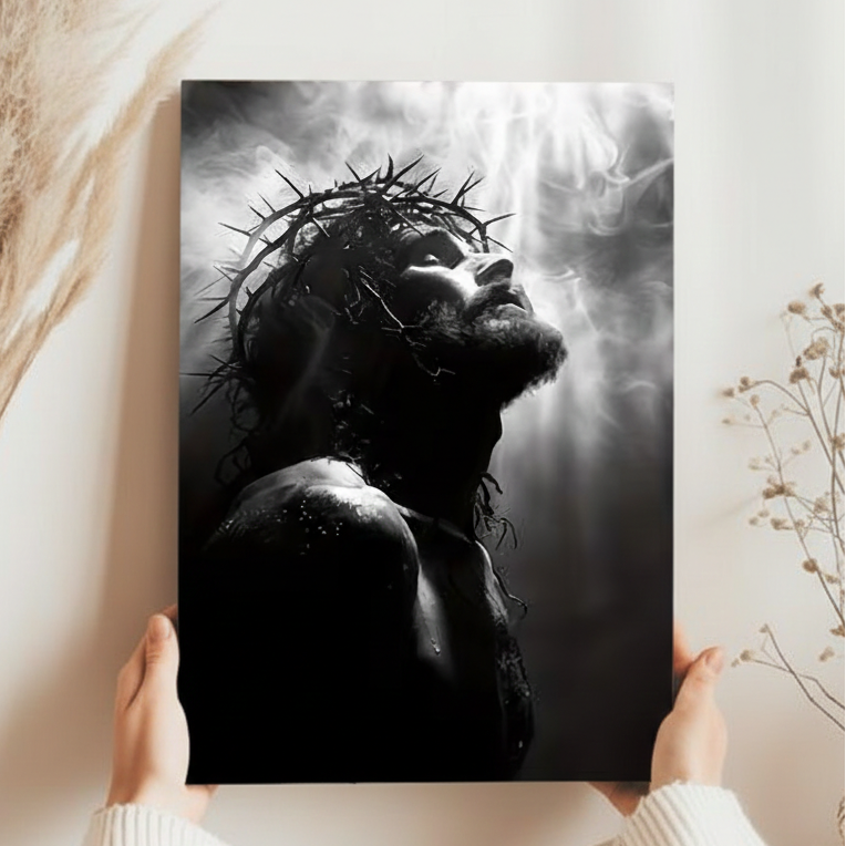 2D Flat Canvas Poster Wall Art -  Crown of Thorns Mystical (unframed)