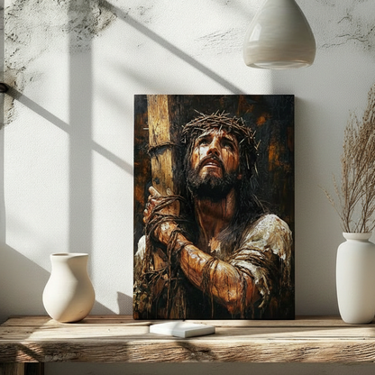 2D Flat Canvas Poster Wall Art - Passion of the Christ (unframed)