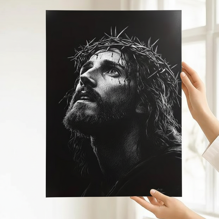 2D Flat Canvas Poster Wall Art - Crown of Thorns Classic (unframed)