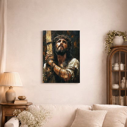 2D Flat Canvas Poster Wall Art - Passion of the Christ (unframed)