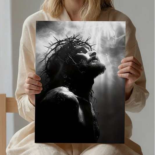 2D Flat Canvas Poster Wall Art -  Crown of Thorns Mystical (unframed)
