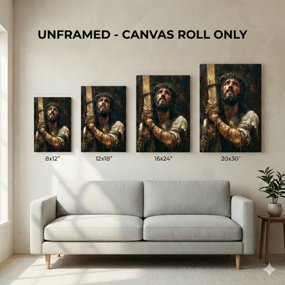 2D Flat Canvas Poster Wall Art - Passion of the Christ (unframed)