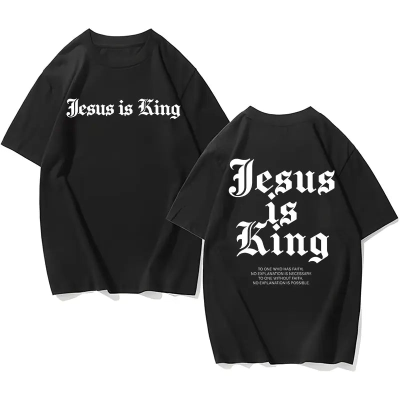 Jesus Is King Vintage Washed Tee