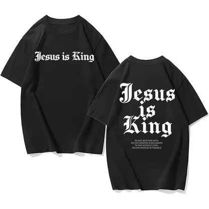 Jesus Is King Vintage Washed Tee